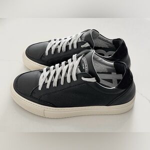 P448 Black and White Athletic Shoes